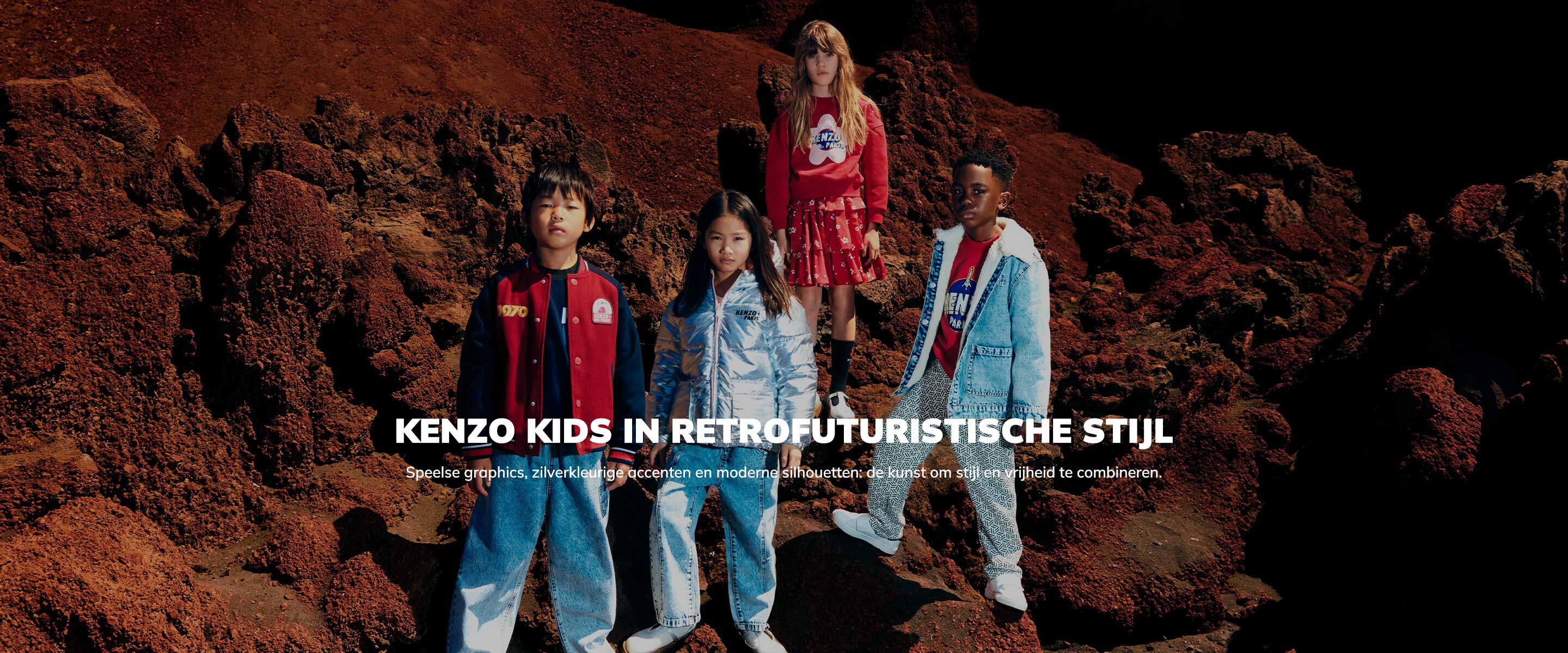 De kinderkleding en accessoires van het merk KENZO KIDS bij Kids around