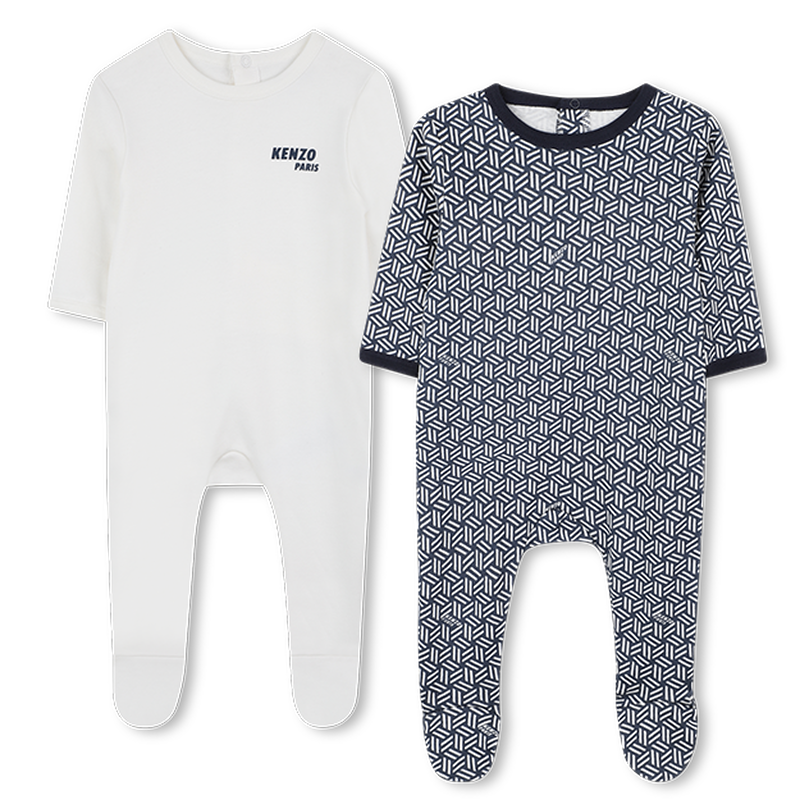 Ensemble deux pyjamas en coton KENZO KIDS 
                        UNISEXE