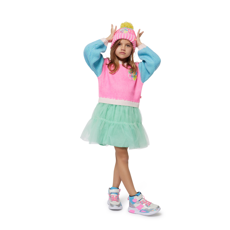 Jurk van twee materialen BILLIEBLUSH 
                        GIRL