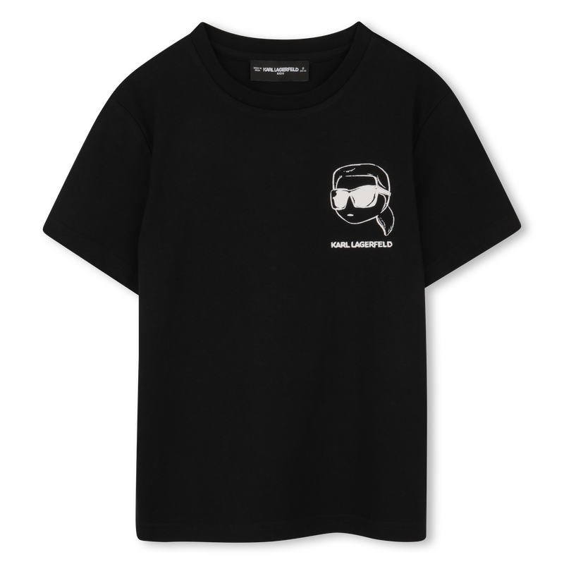 T-SHIRT MET KORTE MOUWEN KARL LAGERFELD KIDS 
                        BOY