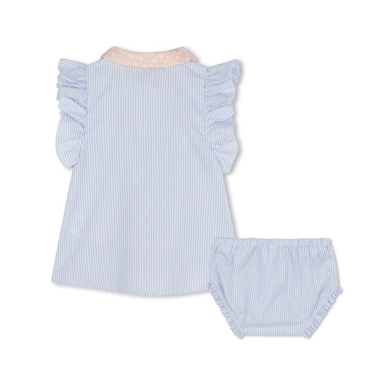 Ensemble robe et culotte ray&eacute;s KENZO KIDS 
                        FILLE