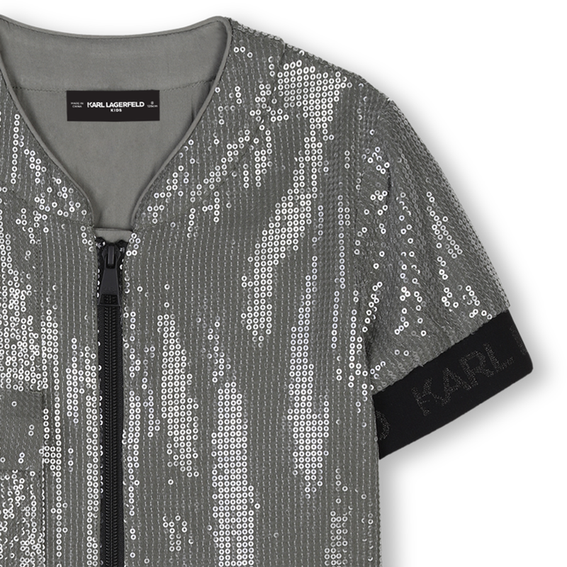 Robe &agrave; manches courtes KARL LAGERFELD KIDS 
                        FILLE