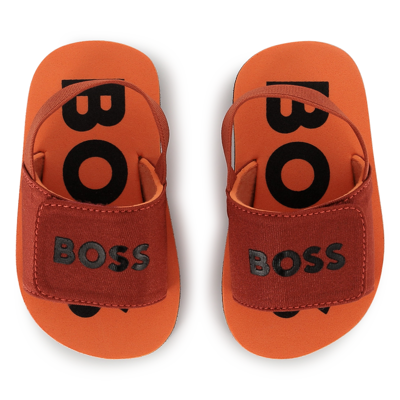 Slippers met klittenband BOSS 
                        BOY