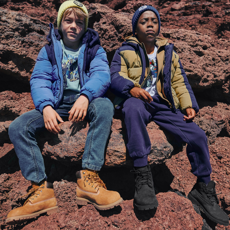 Sweat-shirt en molleton gratt&eacute; TIMBERLAND 
                        GARCON