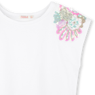 T-shirt &agrave; &eacute;paules orn&eacute;es de sequins BILLIEBLUSH 
                    FILLE