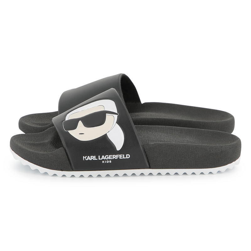 Slippers met illustratie KARL LAGERFELD KIDS 
                        BOY