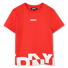 T-shirt ample en coton DKNY 
                    GARCON