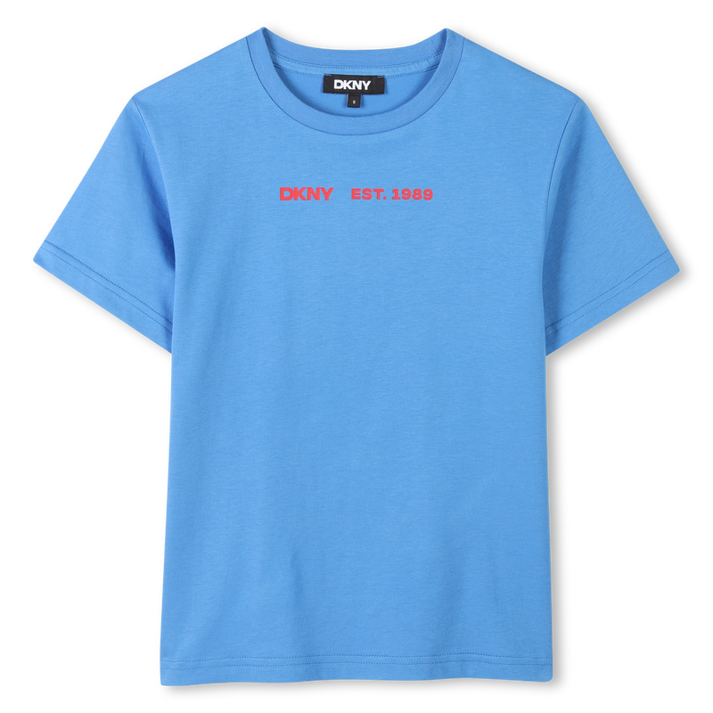 T-shirt imprim&eacute; devant et dos DKNY 
                        GARCON