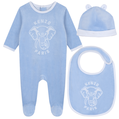 Pyjama avec bonnet et bavoir KENZO KIDS UNISEXE