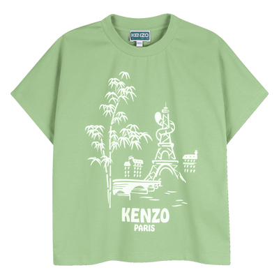T-SHIRT MET KORTE MOUWEN KENZO KIDS UNISEX