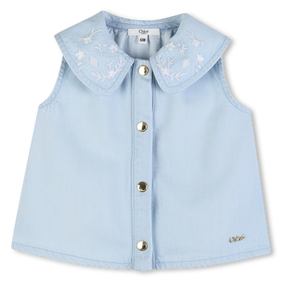 D&Eacute;BARDEUR SANS MANCHES CHLOE FILLE