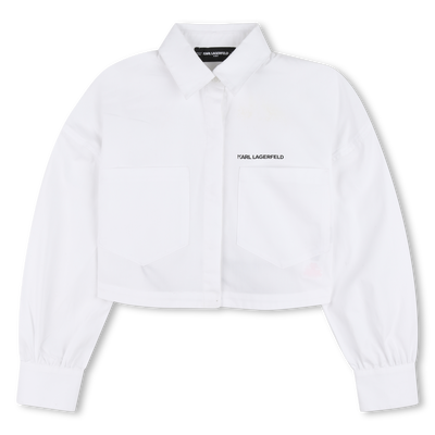 OVERHEMD MET LANGE MOUWEN KARL LAGERFELD KIDS GIRL