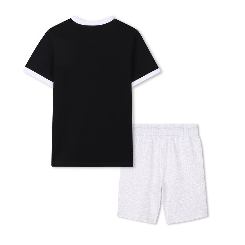Ensemble T-shirt et bermuda DKNY 
                        GARCON