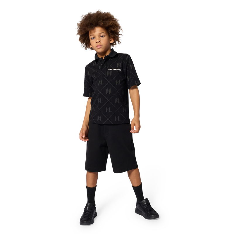Korte mouwen polo KARL LAGERFELD KIDS 
                        BOY
