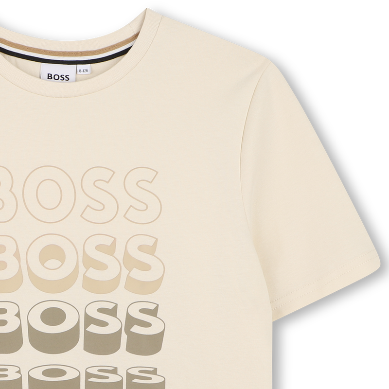 T-SHIRT MET KORTE MOUWEN BOSS 
                        BOY