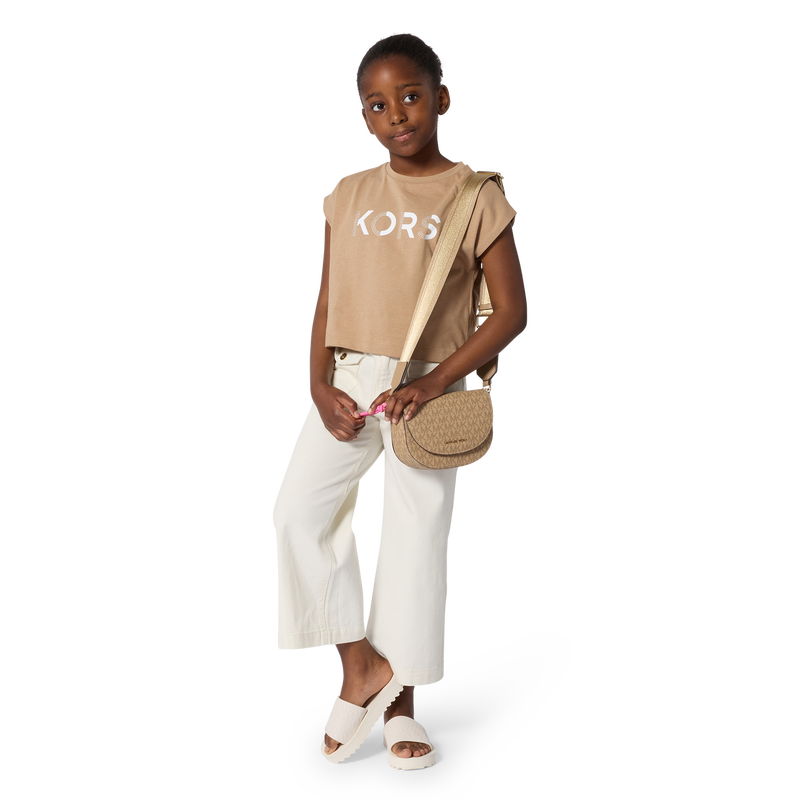 BROEK MET VERSTELBARE TAILLE MICHAEL KORS 
                        GIRL