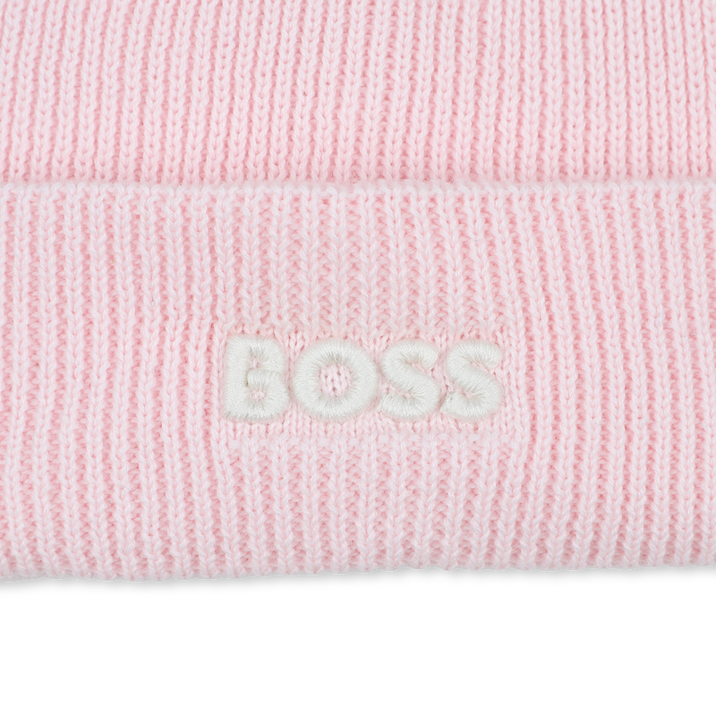 Gebreide muts met pompon BOSS 
                        GIRL
