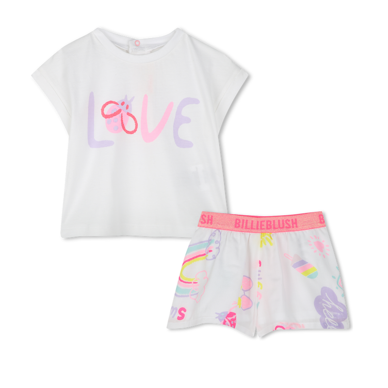 Ensemble T-shirt en short BILLIEBLUSH 
                        GIRL