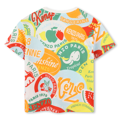 Katoenen T-shirt, korte mouwen KENZO KIDS BOY