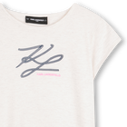 Jurk met korte mouwen KARL LAGERFELD KIDS 
                    GIRL