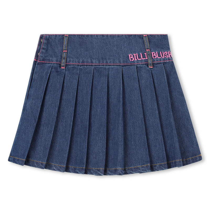 Geplooide denim rok BILLIEBLUSH 
                        GIRL
