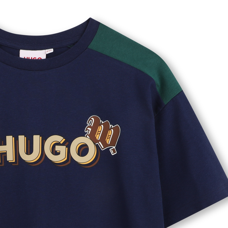 TEE-SHIRT MANCHES COURTES HUGO 
                        GARCON