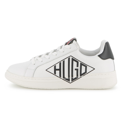 Leren sneakers met veters HUGO BOY