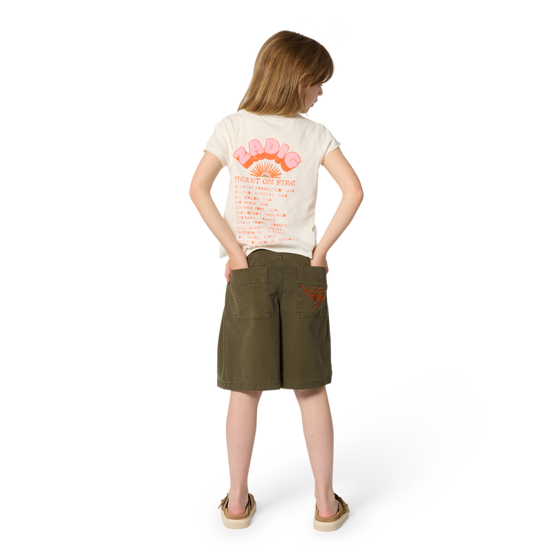 TEE-SHIRT MANCHES COURTES ZADIG & VOLTAIRE 
                        FILLE