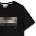 Katoenen T-shirt korte mouwen BOSS 
                    BOY