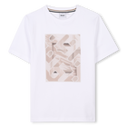 Katoenen T-shirt korte mouwen BOSS 
                    BOY