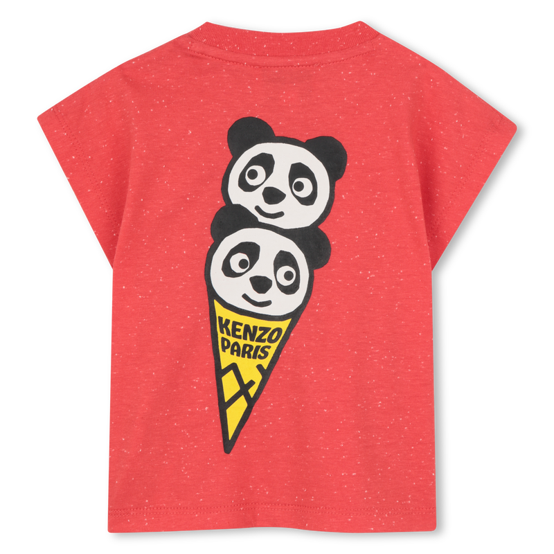 T-SHIRT MET DRUKKNOOPOPENING KENZO KIDS 
                        GIRL