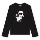 T-shirt met print KARL LAGERFELD KIDS 
                    GIRL