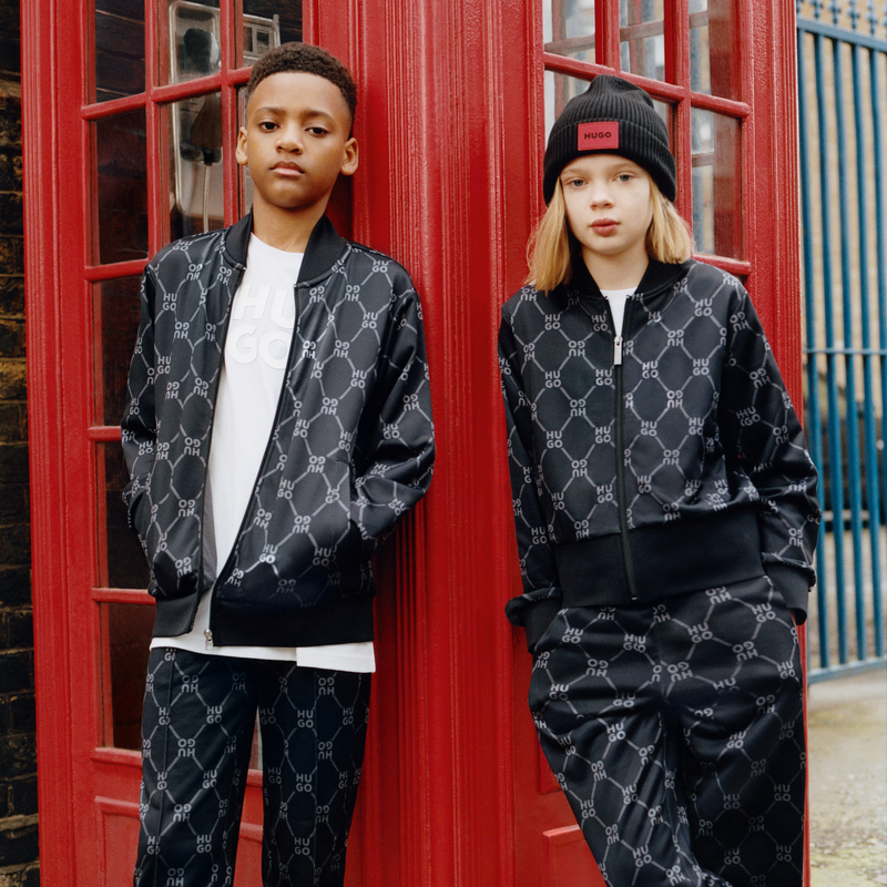 Cardigan de jogging molletonn&eacute; HUGO 
                        GARCON