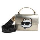 Sac &agrave; main en textile enduit grain fin KARL LAGERFELD KIDS 
                    FILLE