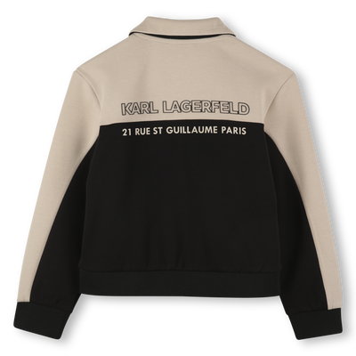 Cardigan bicolore KARL LAGERFELD KIDS GARCON