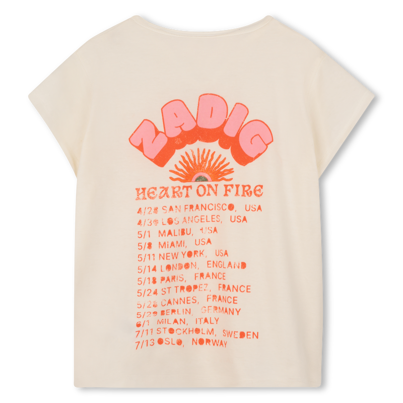 TEE-SHIRT MANCHES COURTES ZADIG & VOLTAIRE 
                        FILLE