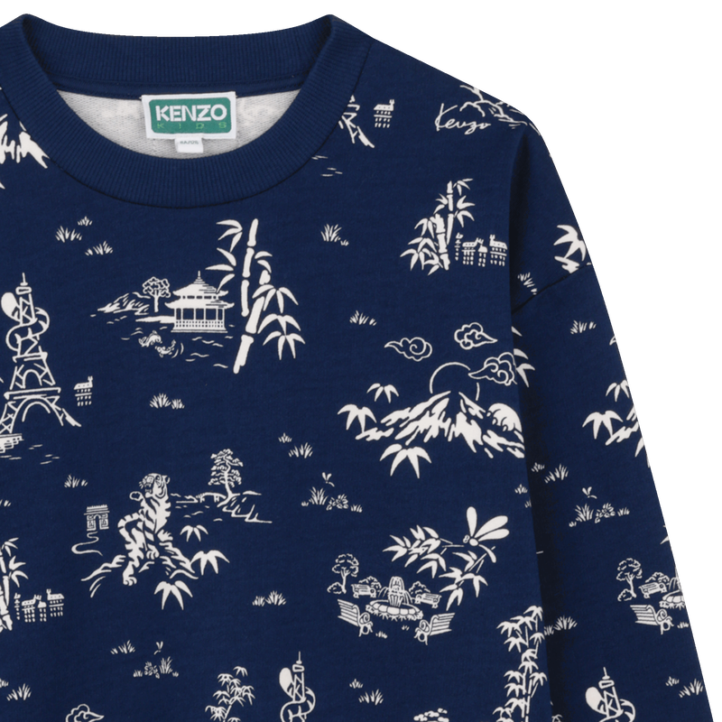 FLEECE SWEATSHIRT KENZO KIDS 
                        BOY