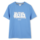 Katoenen T-shirt korte mouwen BOSS 
                    BOY