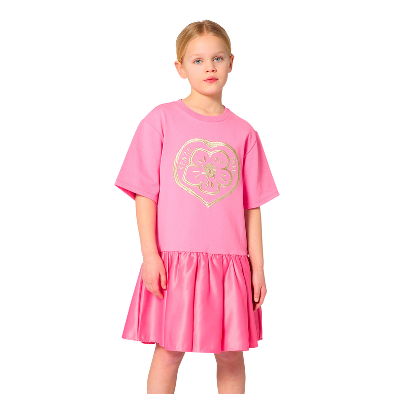Robe manches courtes KENZO KIDS 
                        FILLE