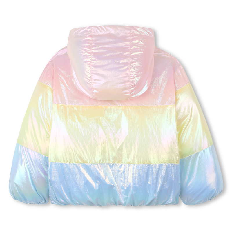 Driekleurig donsjack met capuchon BILLIEBLUSH 
                        GIRL