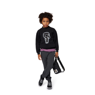 Heuptasje van gecoat textiel met rubbereffect KARL LAGERFELD KIDS BOY