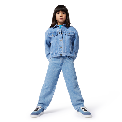 Jean avec strass transparents MARC JACOBS FILLE