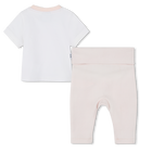 Setje van T-shirt en legging BOSS 
                    GIRL