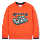 Sweatshirt van geborstelde fleece, TIJGER LILY, hi-res