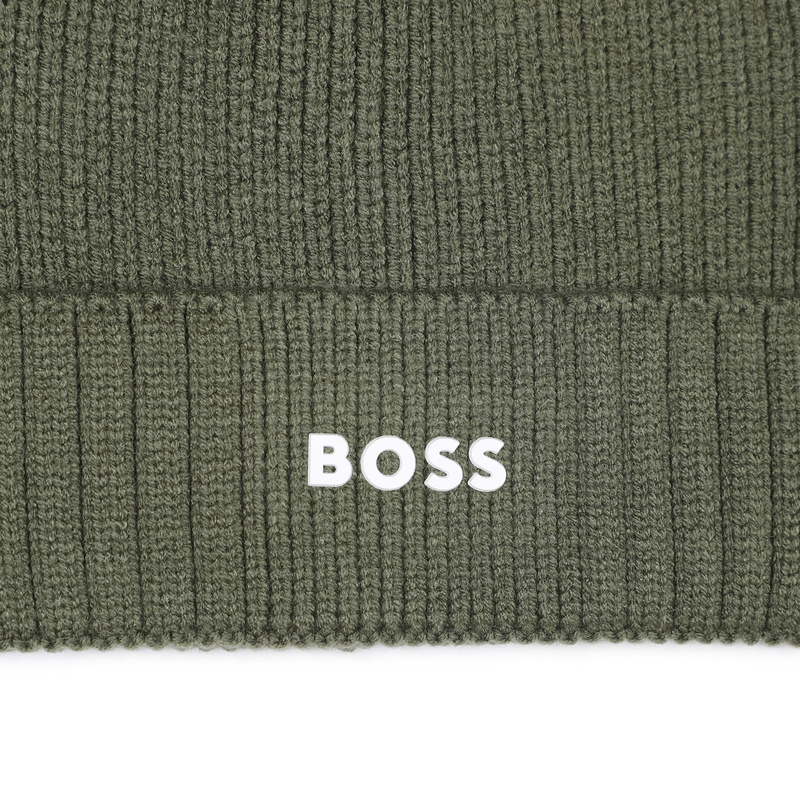 Bonnet tricot avec sigle BOSS 
                        GARCON