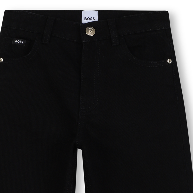 Denim broek met knoopsluiting BOSS 
                        GIRL