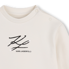 Langarm jurk KARL LAGERFELD KIDS 
                    GIRL