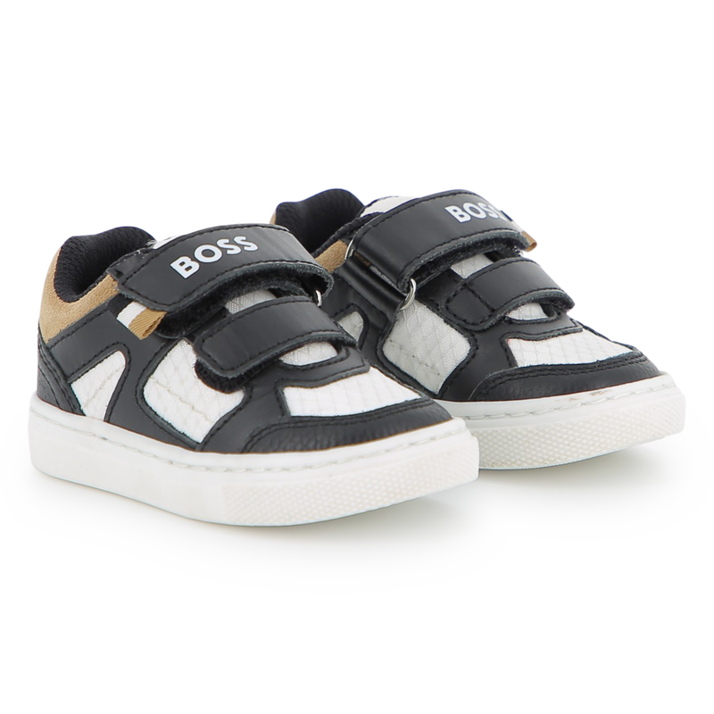 BASKETS &Agrave; BANDES AUTO AGRIPPANTES BOSS 
                        GARCON