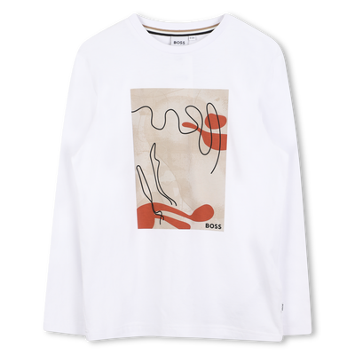 T-shirt &agrave; manches longues BOSS GARCON