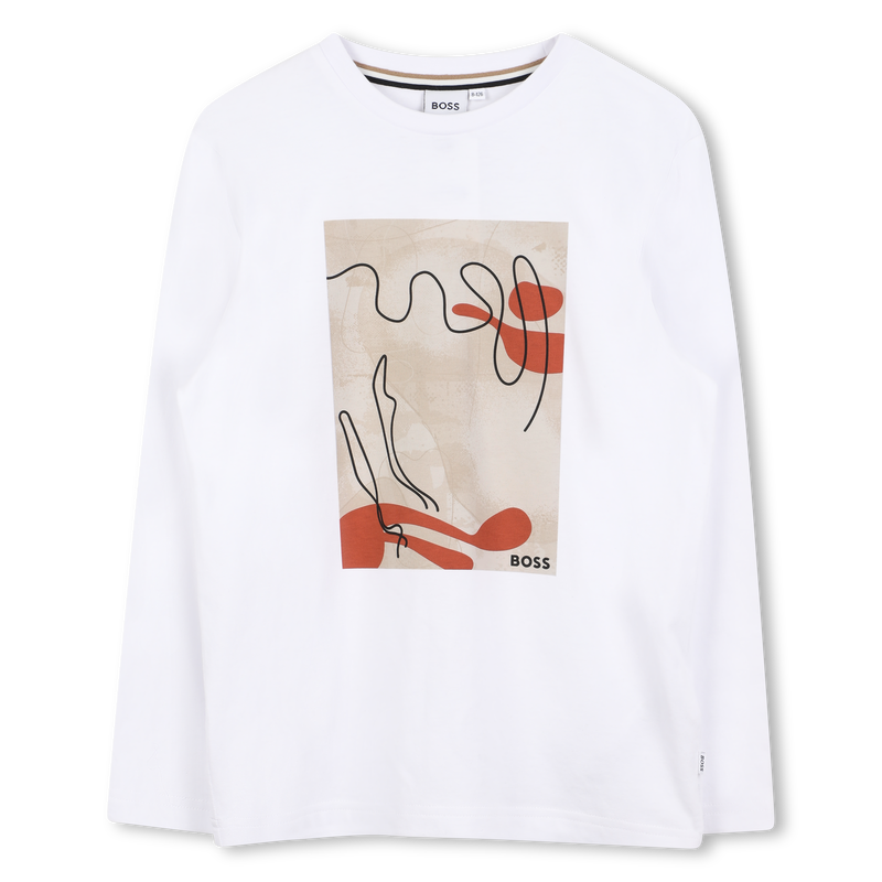 T-shirt &agrave; manches longues BOSS 
                        GARCON